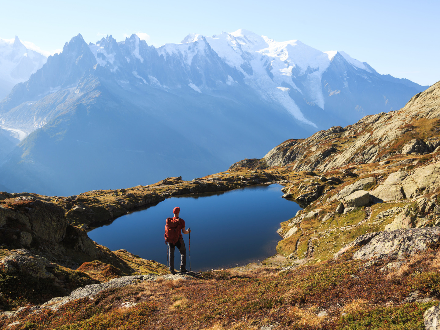 Tour Du Month Blanc Lake Views